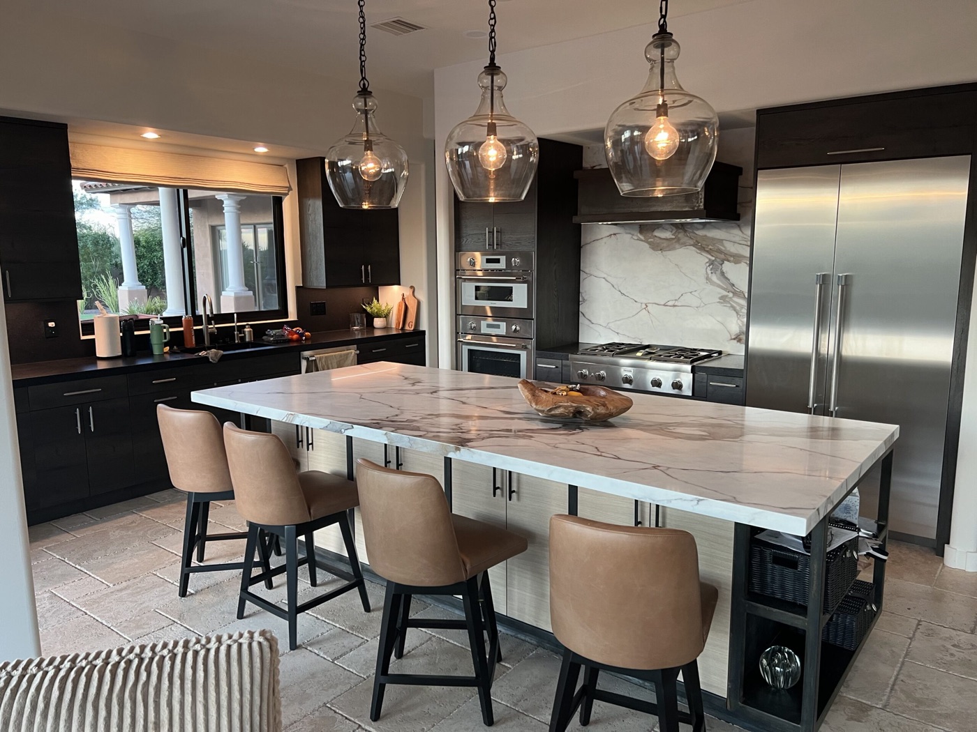 DC Ranch industrial kitchen remodel by Donna Brann Interiors