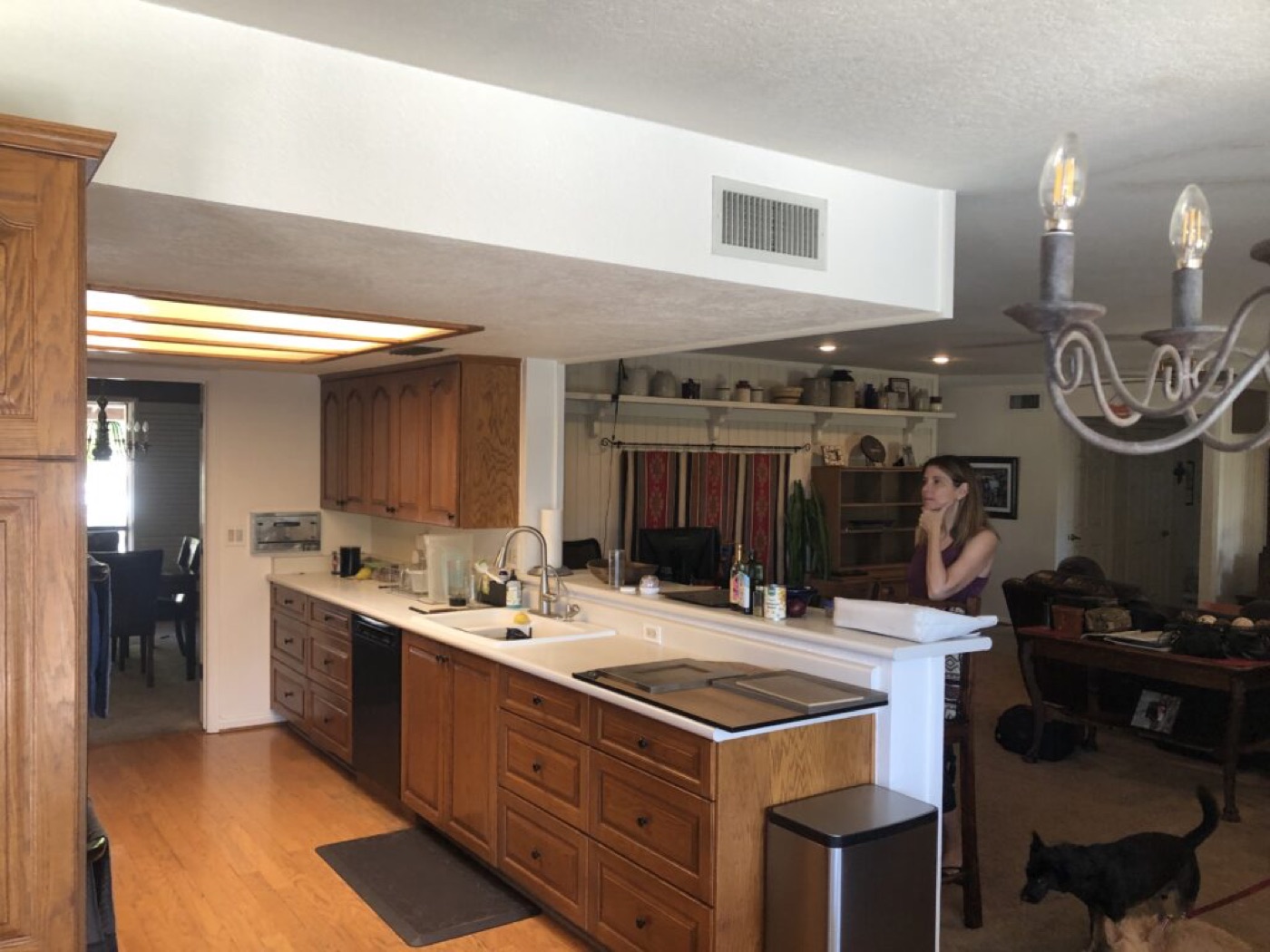 Before-and-after design project by Donna Brann Interiors