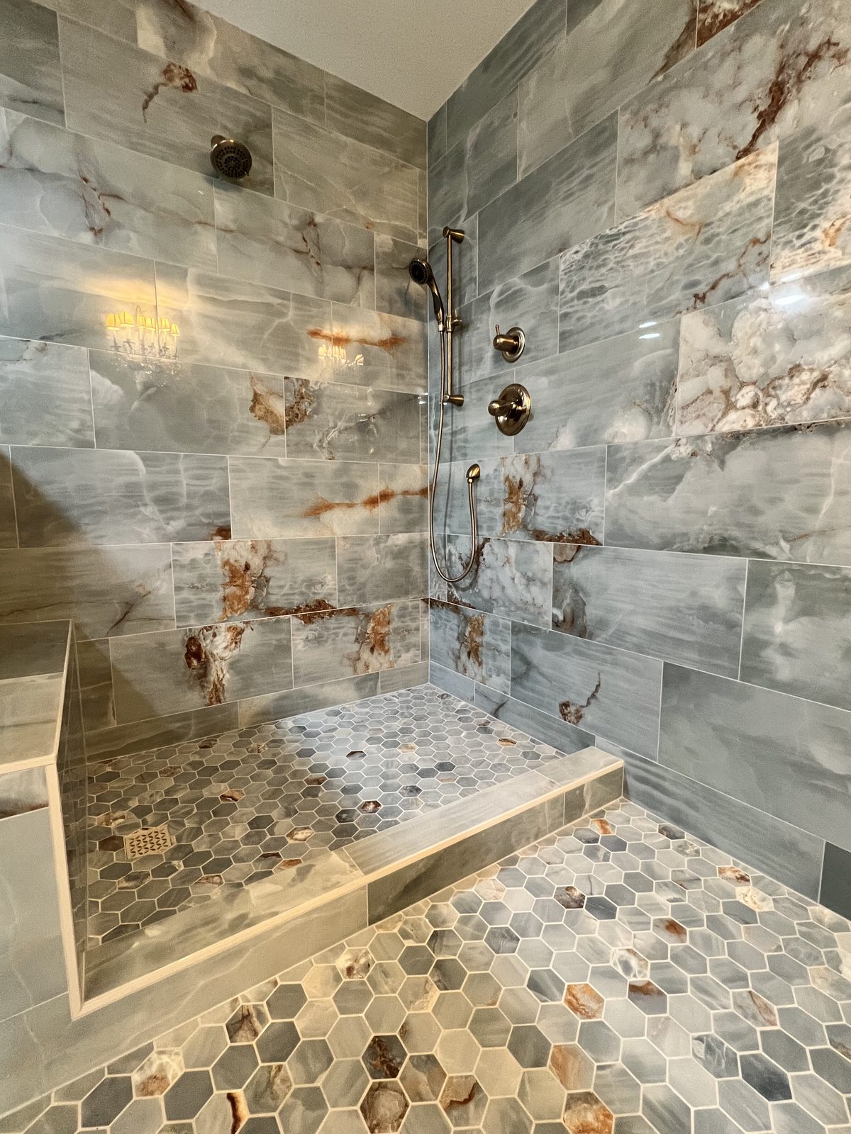 Premium tile installation by Level Up Tile in Peoria & Scottsdale AZ -- project 101