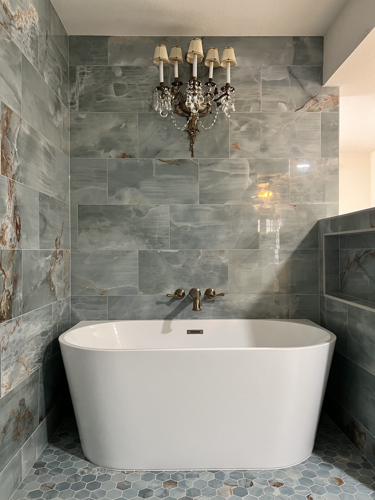 Premium tile installation by Level Up Tile in Peoria & Scottsdale AZ -- project 103