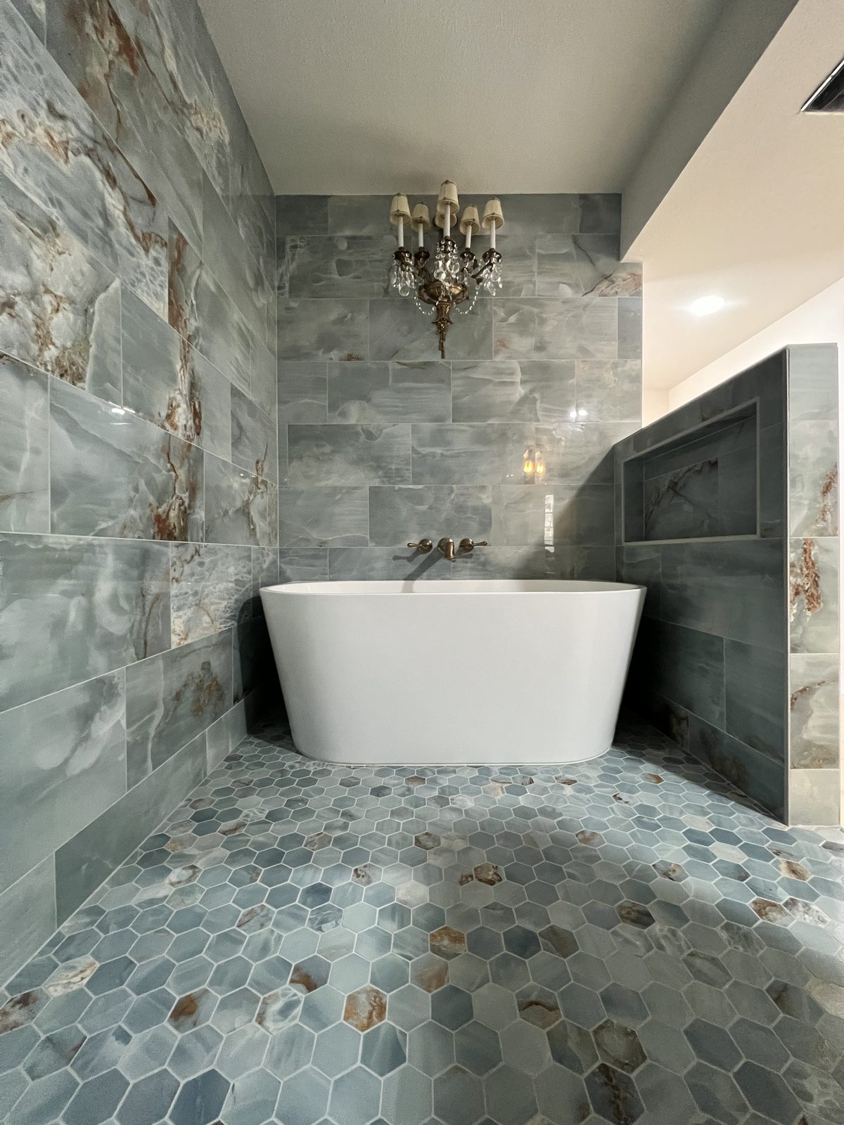 Premium tile installation by Level Up Tile in Peoria & Scottsdale AZ -- project 104