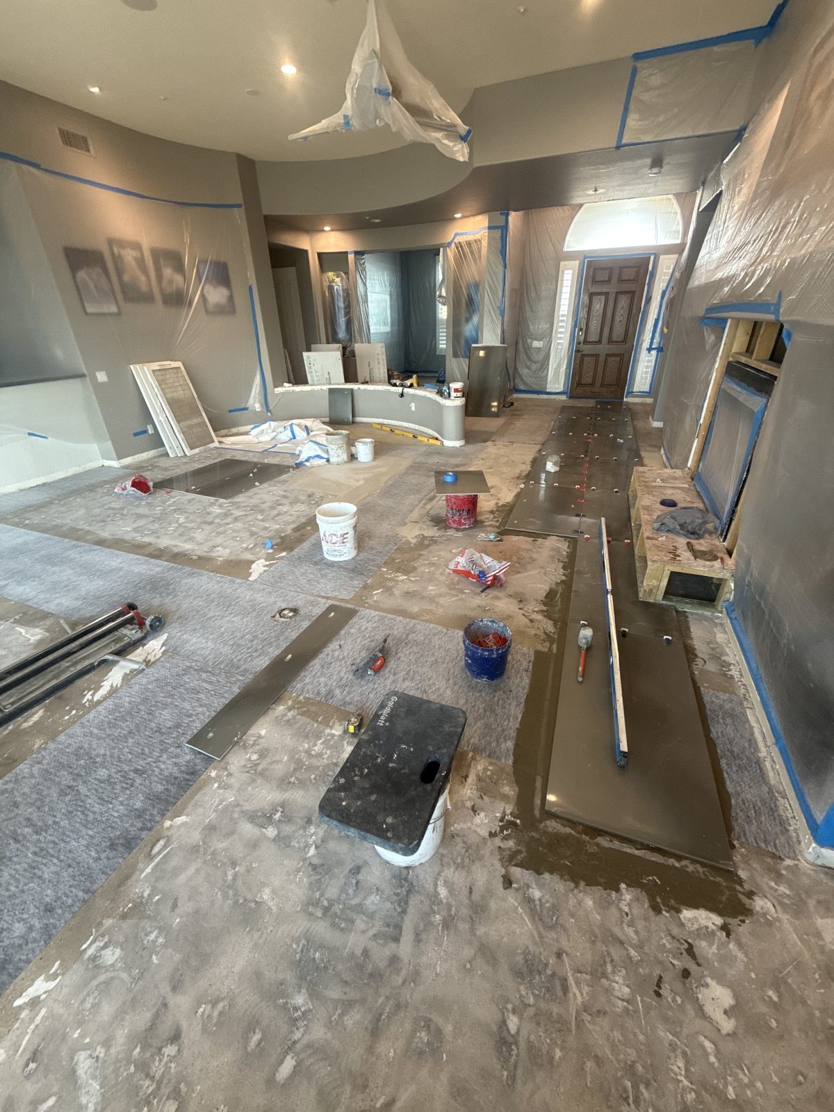 Premium tile installation by Level Up Tile in Peoria & Scottsdale AZ -- project 120