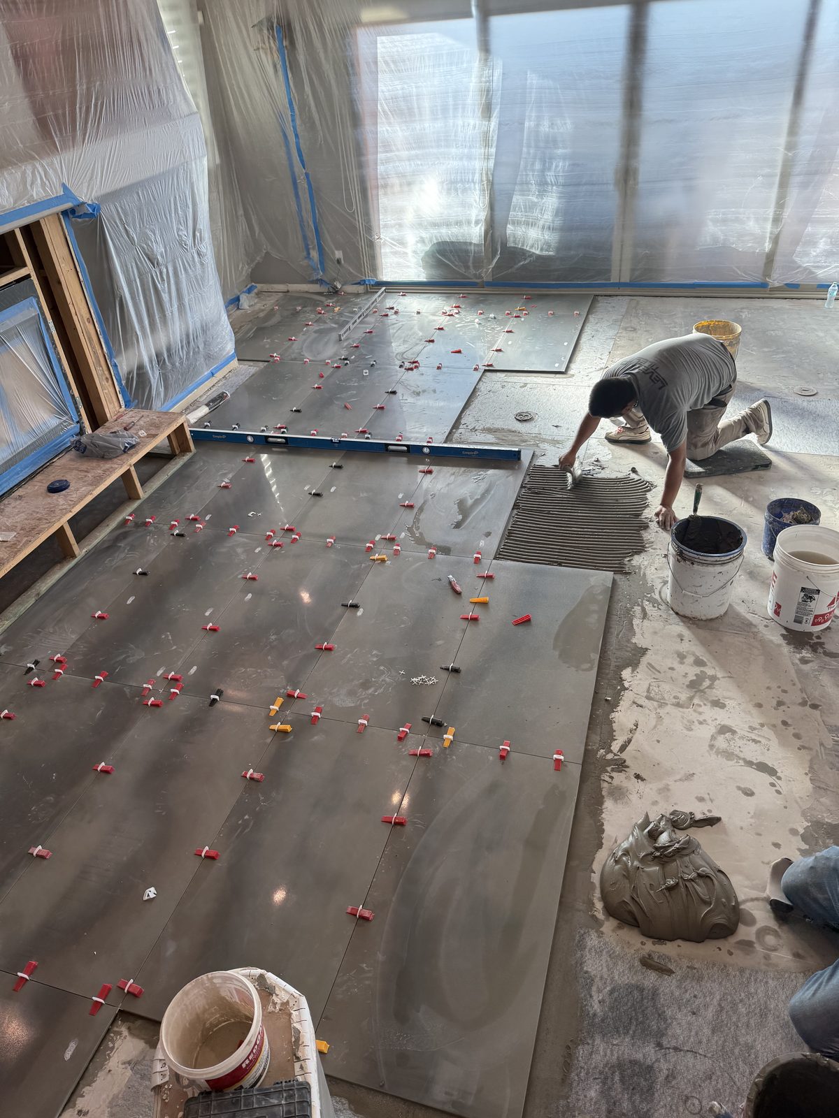 Premium tile installation by Level Up Tile in Peoria & Scottsdale AZ -- project 121