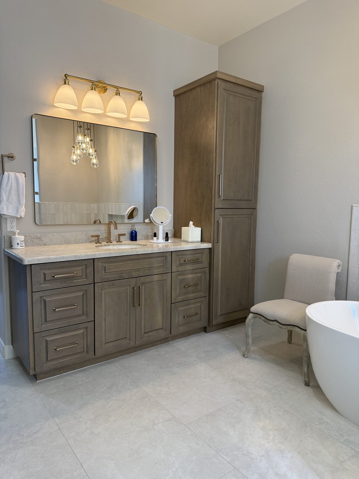 Premium tile installation by Level Up Tile in Peoria & Scottsdale AZ -- project 133