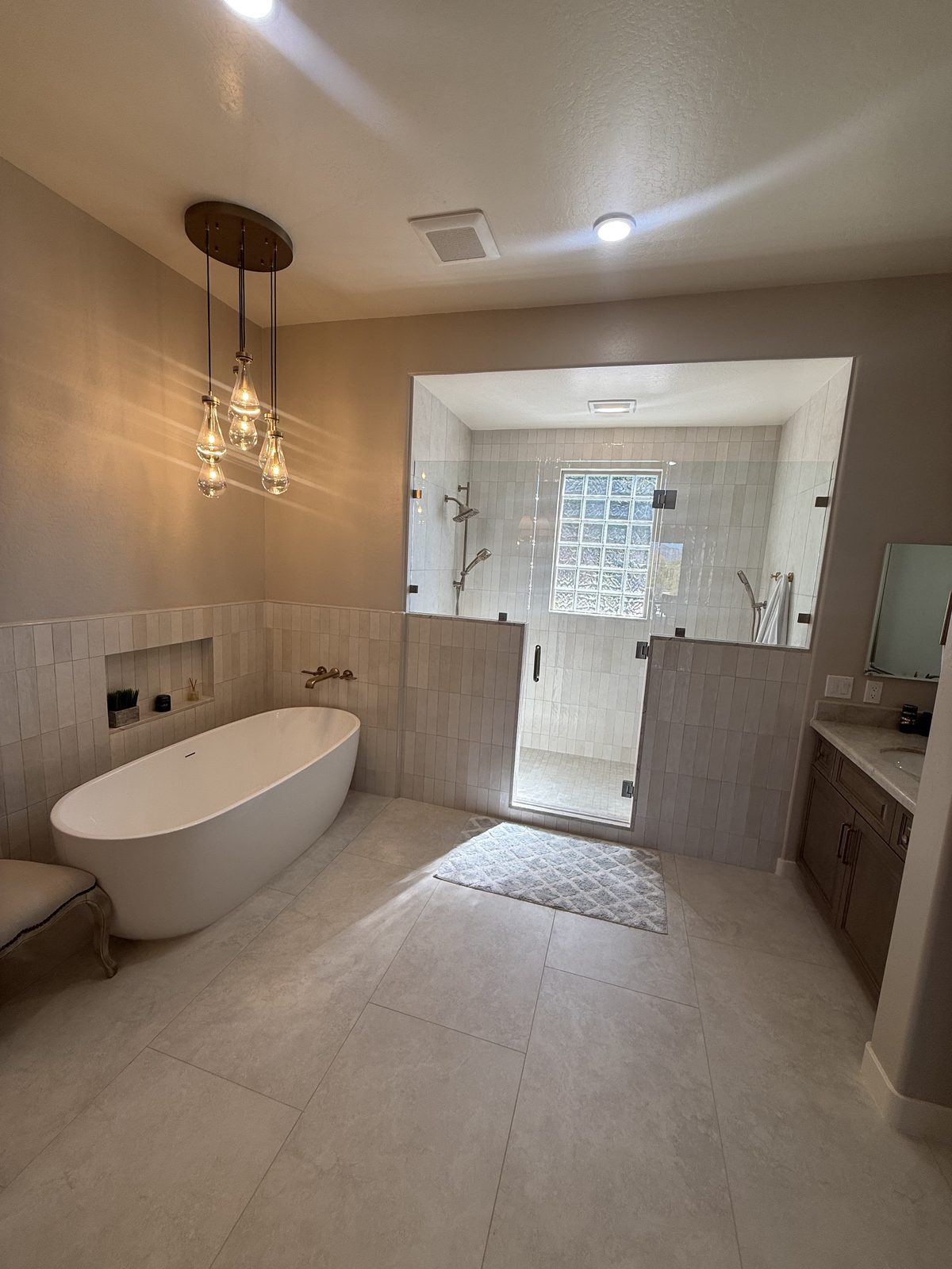 Premium tile installation by Level Up Tile in Peoria & Scottsdale AZ -- project 138