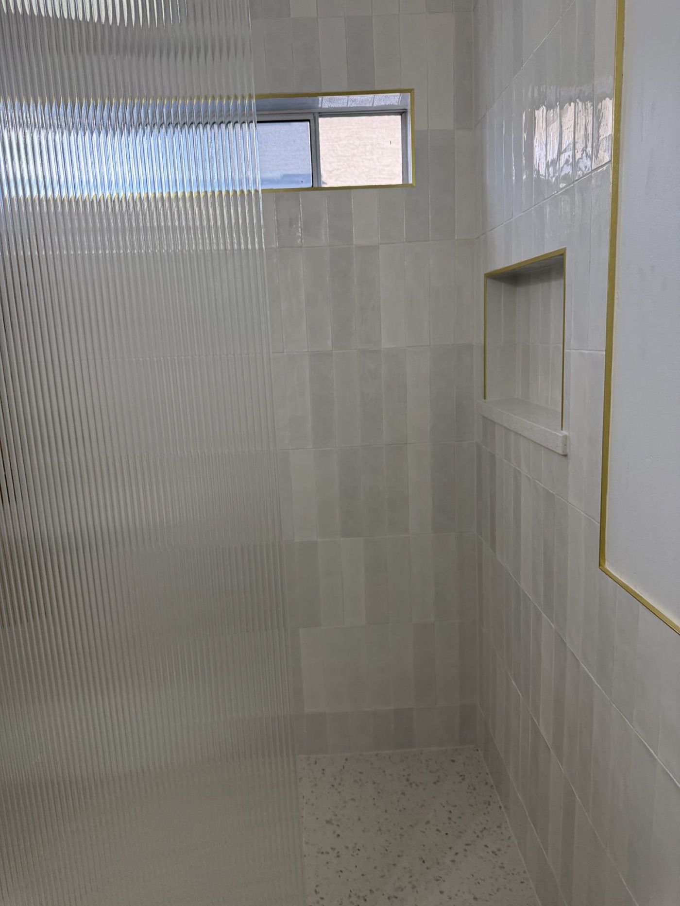 Walk-In Showers & Fixed Glass Panels by Level Up Tile in Peoria & Scottsdale AZ