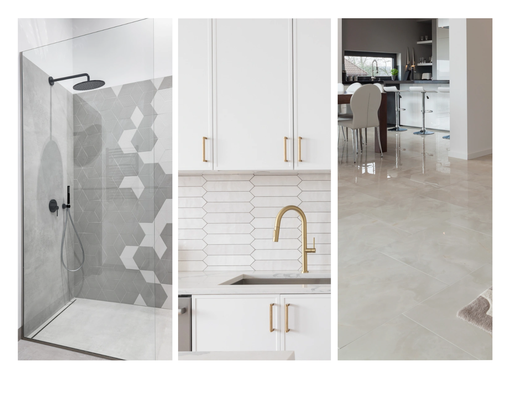 Kitchen backsplash and tile installation projects by Level Up Tile in the greater Phoenix AZ area